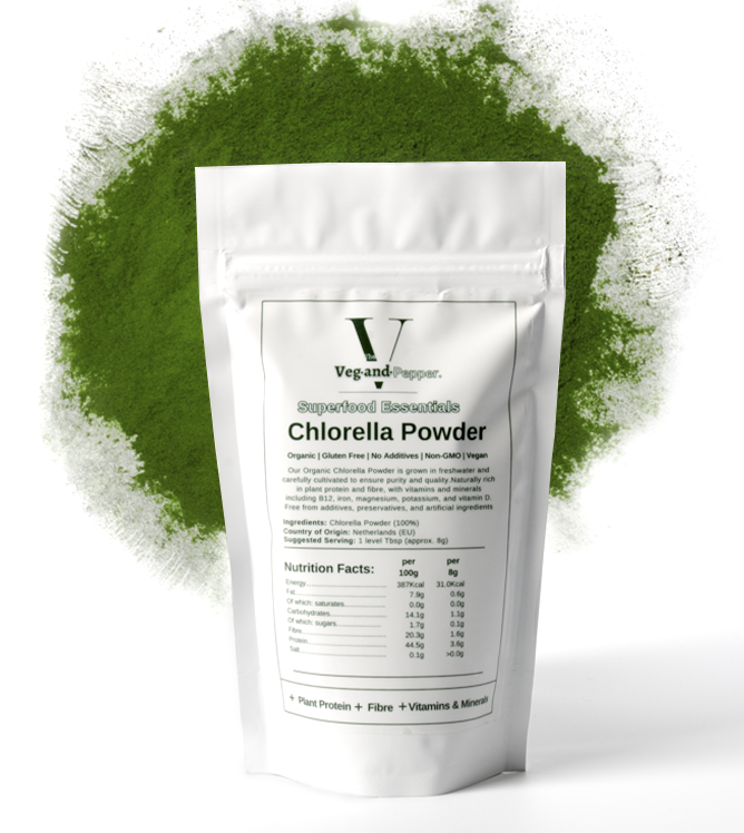 Organic Chlorella Powder UK | Plant-Based – VegandPepper